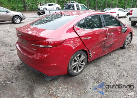 2017 Hyundai Elantra Limited from USA, damaged, VIN 5NPD84LF5HH123163